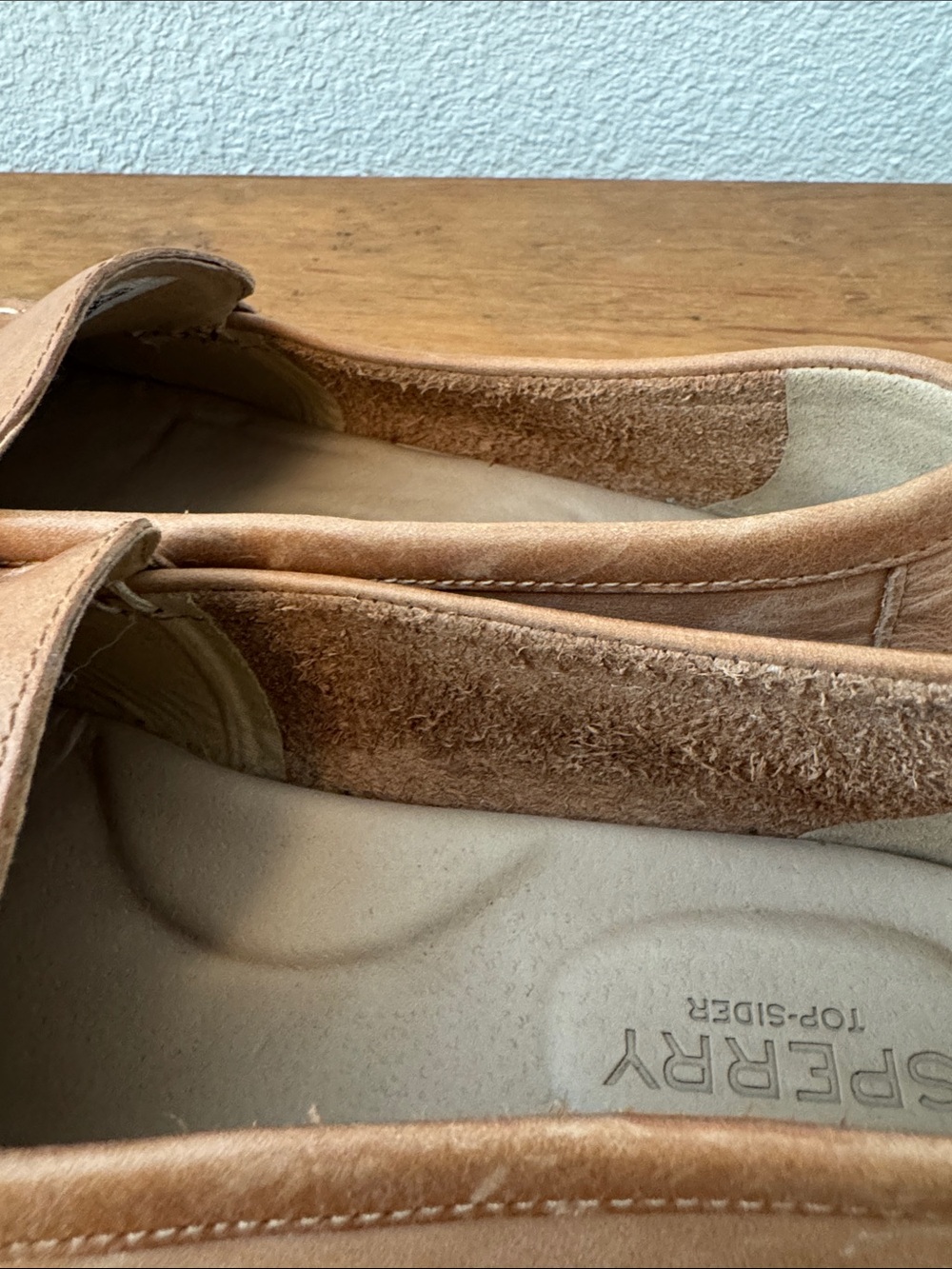 Sperry Chestnut Leather Penny Loafers - Picture 10 of 10